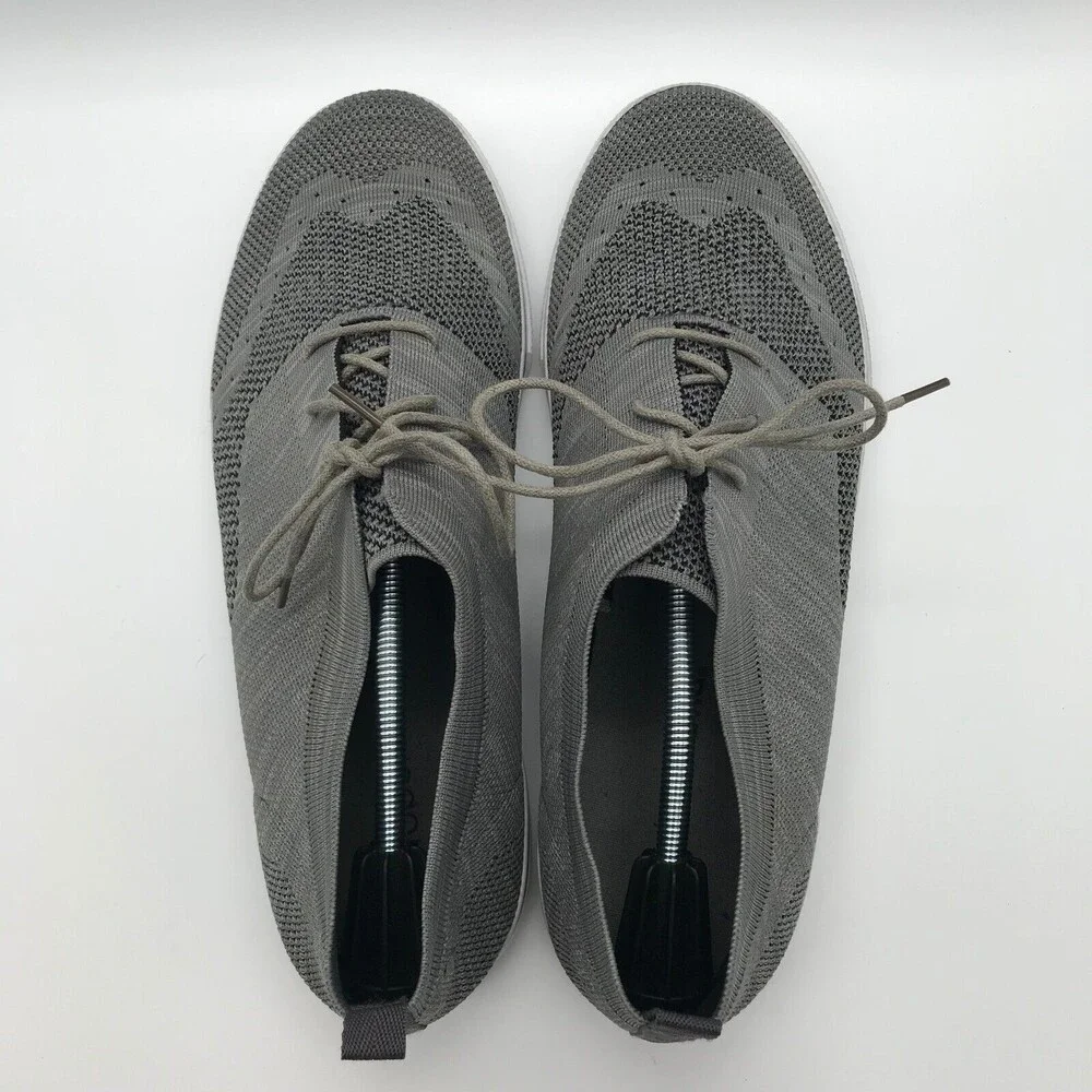 Robert David Berkeley Gray Mesh Deck Shoes Men's Size 13M Lace Up Casual Shoes
